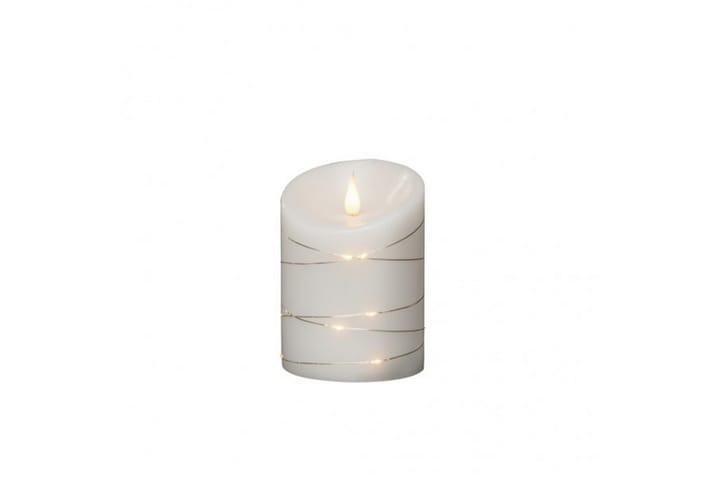 Vahakynttilä 10x14 cm LED Valkoinen - Konstsmide - Sisustustuotteet - Kynttilä & tuoksut - LED-kynttilä