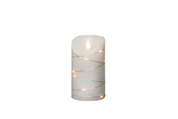 Vahakynttilä 7,5x13,5 cm LED Valkoinen - Konstsmide - Sisustustuotteet - Kynttilä & tuoksut - LED-kynttilä