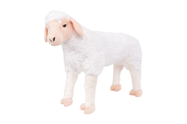 Seisova pehmolelu lammas valkoinen XXL - Valkoinen - Sisustustuotteet - Lastenhuoneen sisustus - Lastenhuoneen koristeet