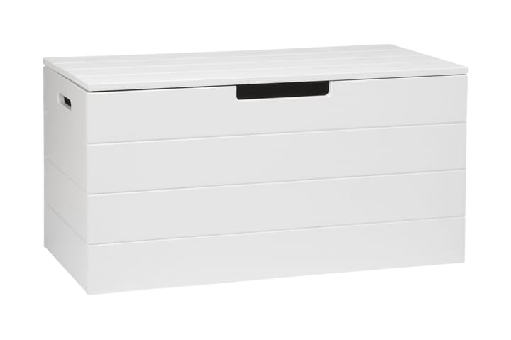 Säilytyslaatikko Inigo 80 cm - Valkoinen mänty - Kodintekstiilit - Matot - Moderni matto - Villamatto