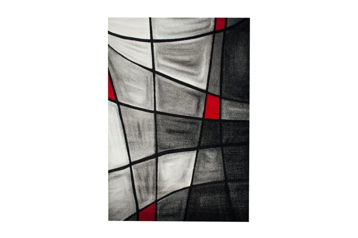 Friezematto London Brilliance 133x190 - Punainen - Sisustustuotteet - Matot - Kuviolliset matot