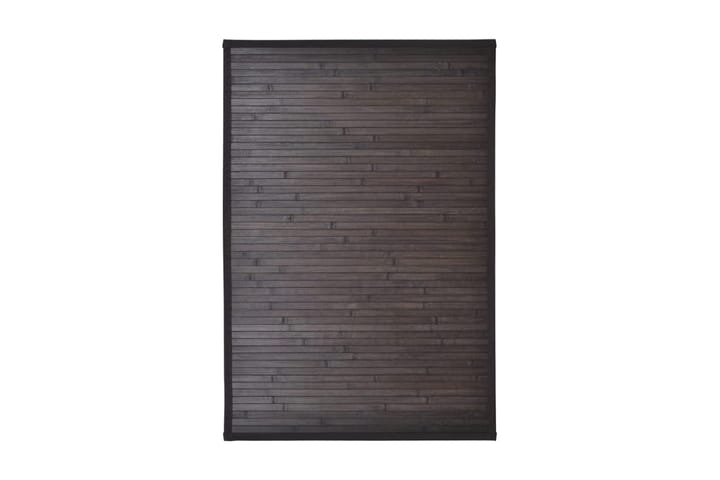 Bambu Kylpymatto 2 kpl 40 x 50 cm Tummanruskea - Ruskea - Sisustustuotteet - Matot - Kylpyhuonematot