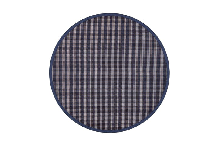 Matto Lyyra Pyöreä 133 cm Sininen - VM Carpet - Sisustustuotteet - Matot - Pyöreät matot