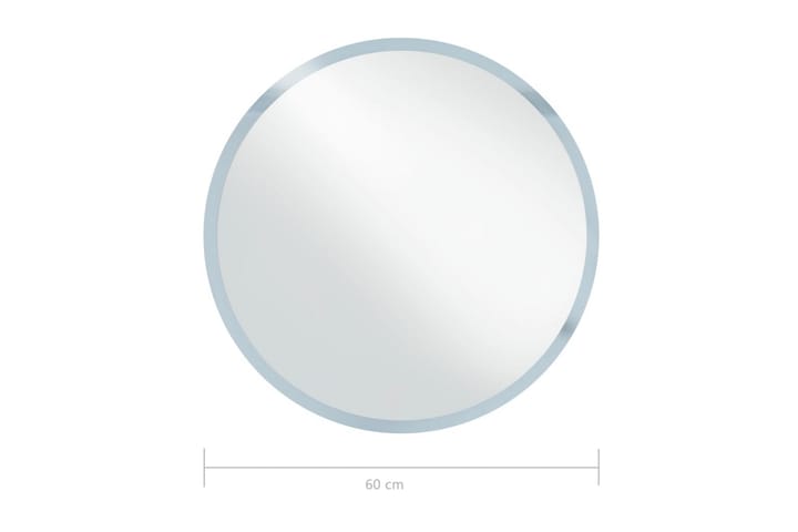 Kylpyhuoneen LED-peili 60 cm - Hopea - Sisustustuotteet - Peilit