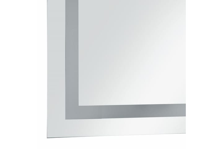 Kylpyhuoneen LED-peili kosketussensorilla 50x60 cm - Hopea - Sisustustuotteet - Peilit