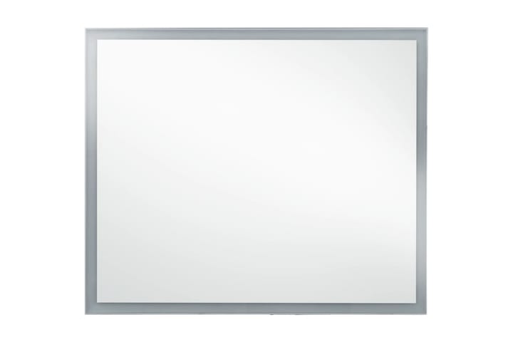 Kylpyhuoneen LED-seinäpeili 60x50 cm - Hopea - Sisustustuotteet - Peilit
