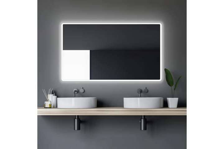 Kylpyhuonepeili Rydholm 70 cm LED-valaistus - Sisustustuotteet - Peilit