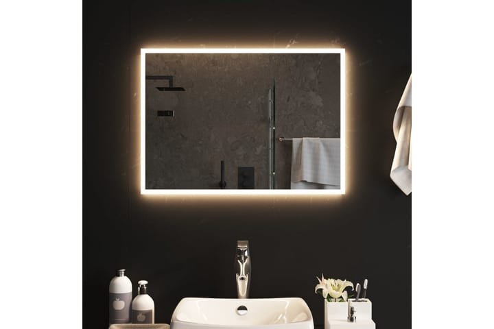 LED-kylpyhuoneen peili 70x50 cm - Läpinäkyvä - Talo & remontointi - Keittiö & kylpyhuone - Kylpyhuone - Kylpyhuonekalusteet - Kylpyhuoneen peilit