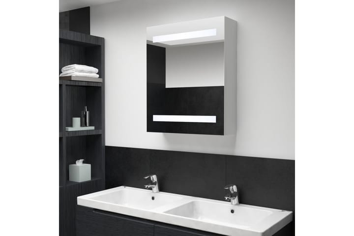 LED kylpyhuoneen peilikaappi 50x14x60 cm - Sisustustuotteet - Peili