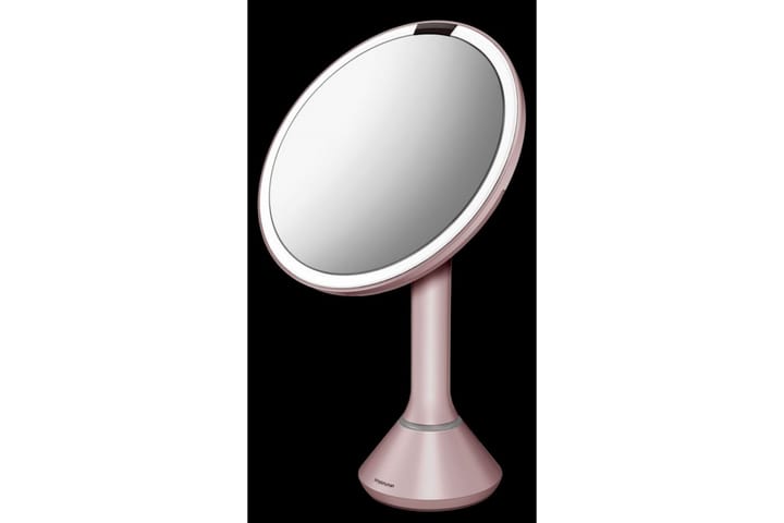 LED-peili säädettävällä kirkkaudella Vaaleanpunainen/Teräs - SimpleHuman - Sisustustuotteet - Peili
