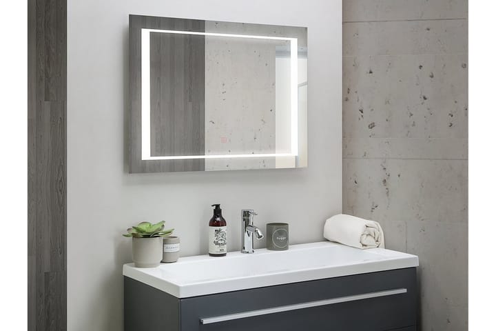 Peili Avanesian LED 60x80 cm - Hopea - Valaistus - Kylpyhuonevalaistus - Kylpyhuonepeili valaistuksella