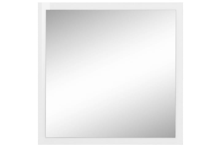 Peili Zeinia 60x60 cm Seinälle ripustettava - Valkoinen Korkeakiilto - Sisustustuotteet - Peili