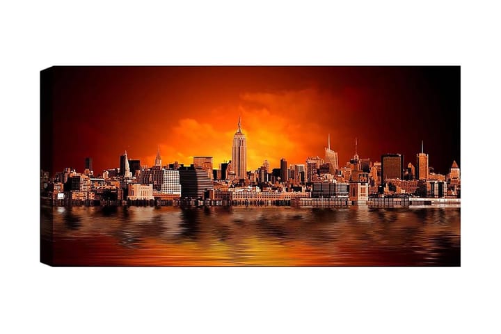 Canvastaulu YTY Buildings & Cityscapes Monivärinen - 120x50 cm - Sisustustuotteet - Seinäkoristeet - Canvas-taulut