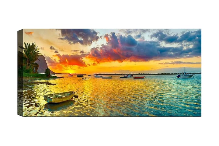 Canvastaulu YTY Nautical & Beach Monivärinen - 120x50 cm - Sisustustuotteet - Seinäkoristeet - Canvas-taulut