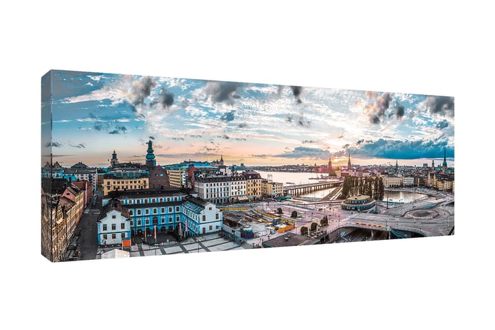 Taulu Canvas Slussen, Stockholm - 60x150 cm - Sisustustuotteet - Seinäkoristeet - Canvas-taulut