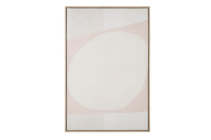 Taulu Baone Beige / Vaaleanpunainen - 66x39 cm - Sisustustuotteet - Seinäkoristeet - Julisteet