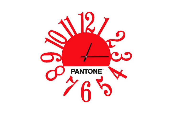 Pantone Link Kello - Pantone By Homemania - Sisustustuotteet - Seinäkoristeet - Kellot