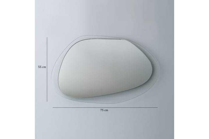 Seinäpeili Banize 55x75 cm - Karkaistu lasi - Sisustustuotteet - Seinäkoristeet - Peilit