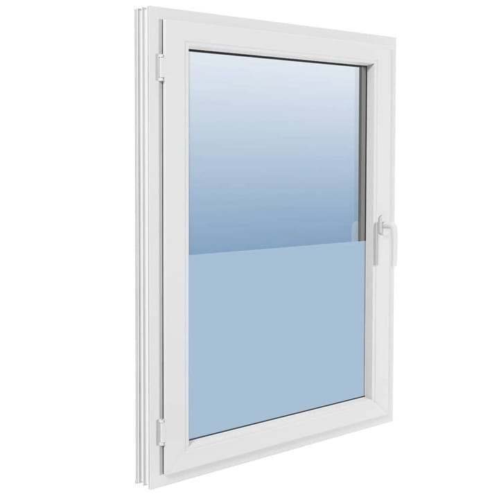Huurrepintainen ikkunakalvo maitolasi liimapinta 0,9x5 cm - Sisustustuotteet - Seinäkoristeet - Sisustusmuovi & laattakoriste - Ikkunakalvot