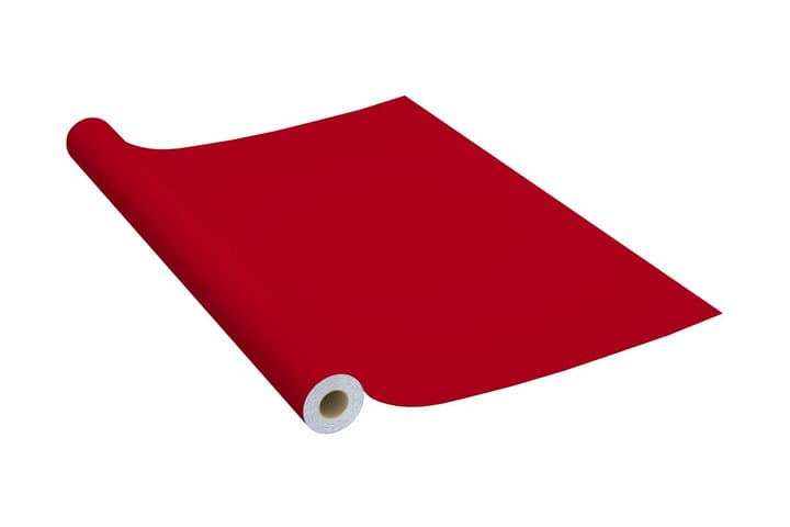 Itseliimautuva huonekalukalvo punainen 500x90 cm PVC - Punainen - Sisustustuotteet - Seinäkoristeet - Sisustusmuovi & laattakoriste - Ikkunakalvot