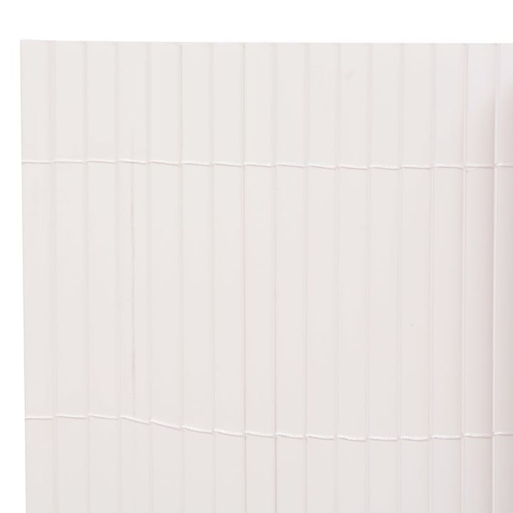 Kaksipuolinen Puutarha-aita 90x500 cm Valkoinen - Valkoinen - Sisustustuotteet - Seinäkoristeet - Sisustusmuovi & laattakoriste - Ikkunakalvot