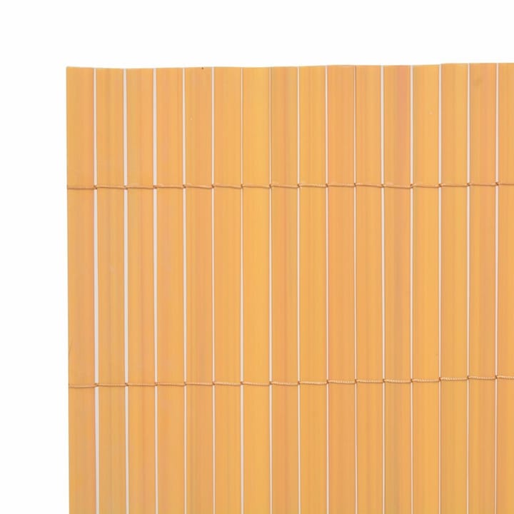 Kaksipuolinen puutarha-aita PVC 90x500 cm keltainen - Keltainen - Sisustustuotteet - Seinäkoristeet - Sisustusmuovi & laattakoriste - Ikkunakalvot