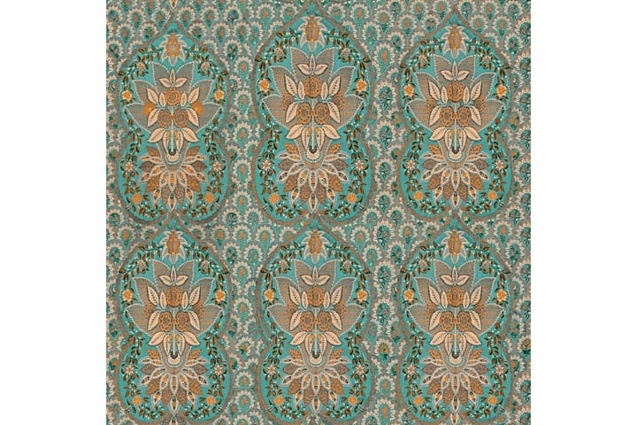 Paneelitapetti Floral Tapestry 1.56X3 m Turkoosi - Mindthegap - Sisustustuotteet - Seinäkoristeet - Tapetit - Kuviolliset tapetit
