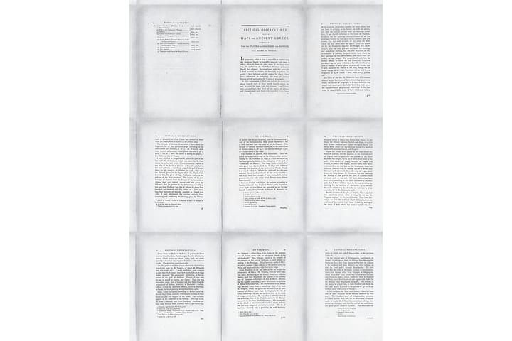 Paneelitapetti Inside Book 1.56X3 m - Mindthegap - Sisustustuotteet - Seinäkoristeet - Tapetit - Kuviolliset tapetit