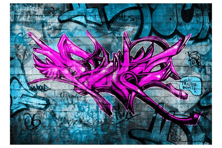 Valokuvatapetti Anonymous Graffiti 300x210 - Artgeist sp. z o. o. - Sisustustuotteet - Seinäkoristeet - Tapetit - Valokuvatapetit