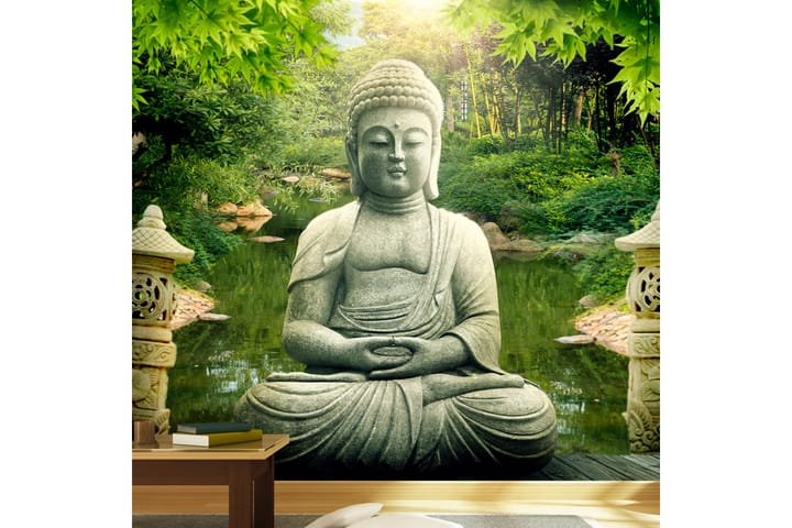 Valokuvatapetti Buddha's Garden 300x210 - Artgeist sp. z o. o. - Sisustustuotteet - Seinäkoristeet - Tapetit - Valokuvatapetit