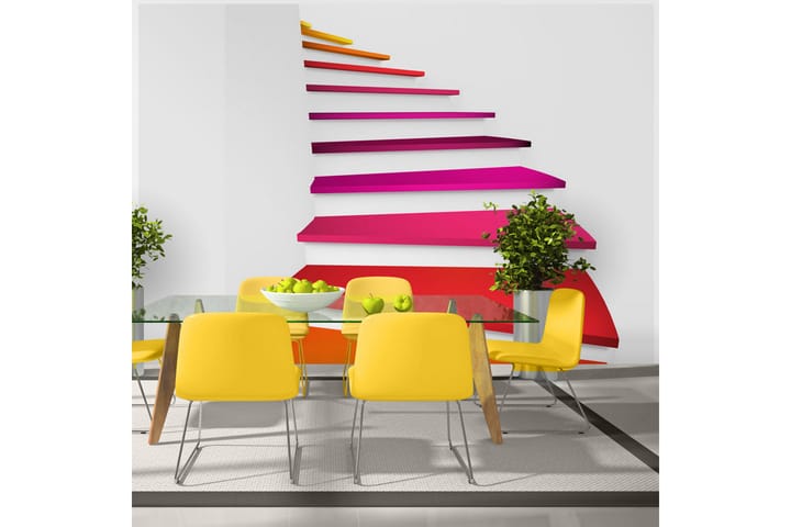 Valokuvatapetti Colorful Stairs 300x210 - Artgeist sp. z o. o. - Sisustustuotteet - Seinäkoristeet - Tapetit - Valokuvatapetit