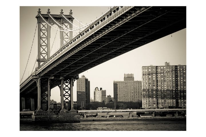 Valokuvatapetti Manhattan Bridge New York 300x231 - Artgeist sp. z o. o. - Sisustustuotteet - Seinäkoristeet - Tapetit - Valokuvatapetit