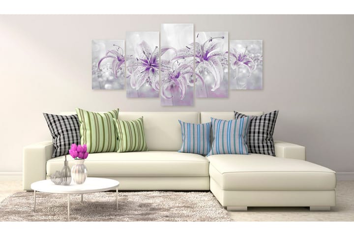 Taulu akryylillä Purple Graces 100x50 - Saatavana usean kokoisena - Sisustustuotteet - Seinäkoristeet - Taulut & taide