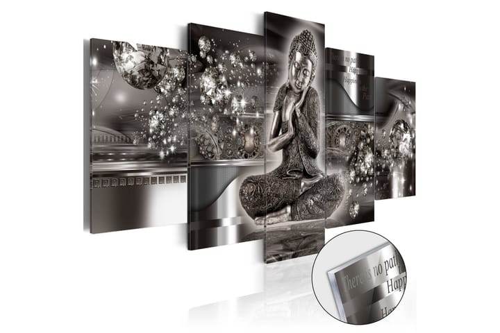 Taulu akryylillä Silver Serenity 200x100 - Saatavana usean kokoisena - Sisustustuotteet - Seinäkoristeet - Canvas-taulut