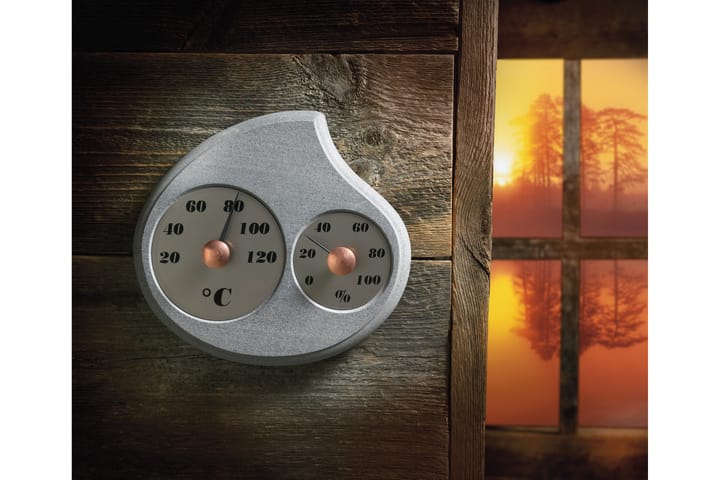 Lämpö- ja kosteusmittari Maininki saunaan - Hukka Design - Sisustustuotteet - Sisustusesineet
