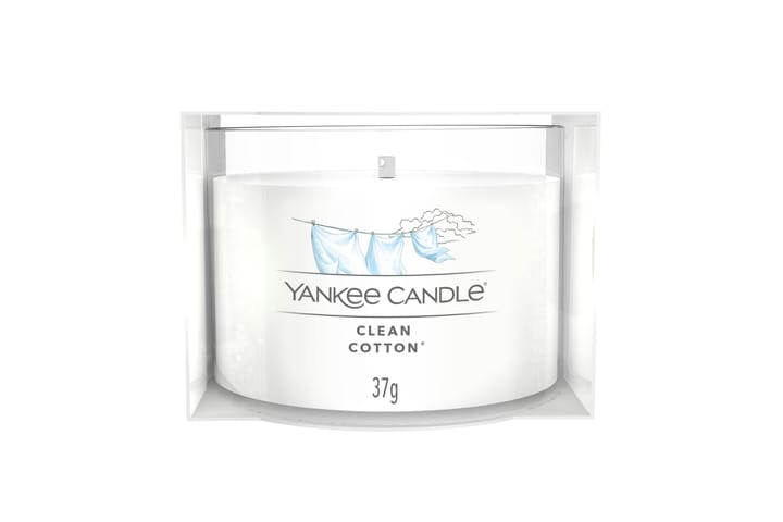Tuoksukynttilä Filled Votive Clean Cotton - Yankee Candle - Sisustustuotteet - Kynttilät ja tuoksut