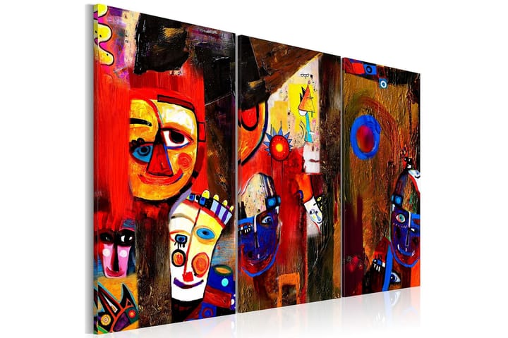 Canvastaulu Abstract Carnival112x08 cm - Artgeist sp. z o. o. - Sisustustuotteet - Seinäkoristeet