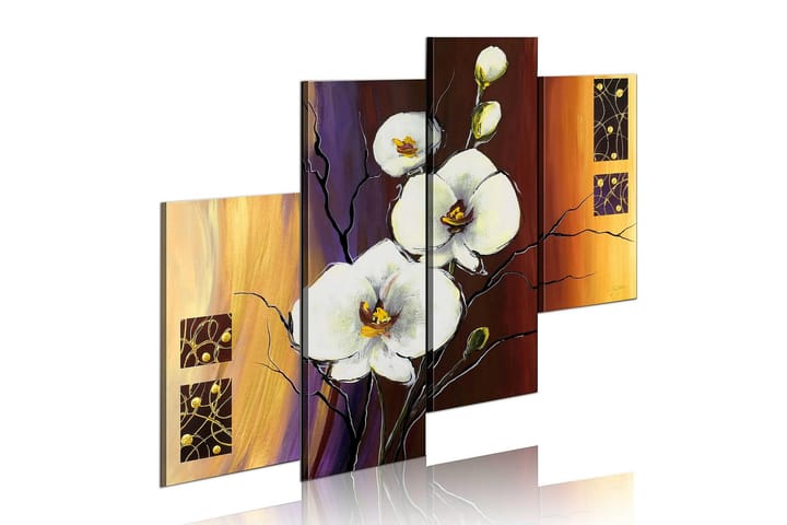 Canvastaulu Valkoinen orkidea112x010 cm - Artgeist sp. z o. o. - Sisustustuotteet - Taulut & taide - Canvas-taulut