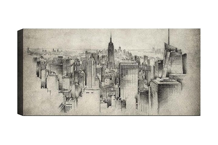 Canvastaulu YTY Buildings & Cityscapes Monivärinen - 120x50 cm - Sisustustuotteet - Taulut & taide - Canvas-taulut