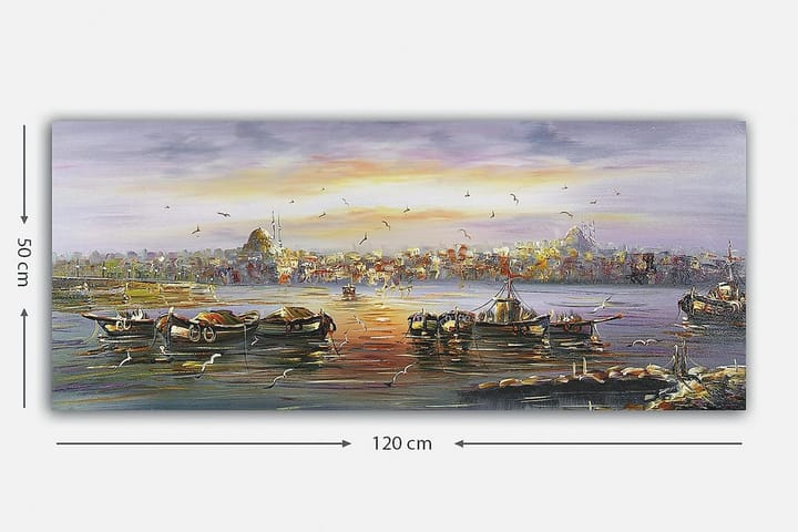 Canvastaulu YTY Cities & Countries Monivärinen - 120x50 cm - Sisustustuotteet - Taulu & taide - Canvas-taulu