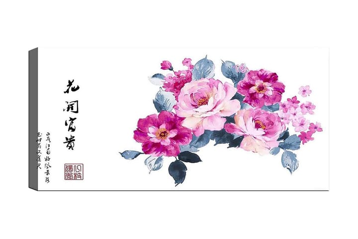 Canvastaulu YTY Floral & Botanical Monivärinen - 120x50 cm - Sisustustuotteet - Taulu & taide - Canvas-taulu