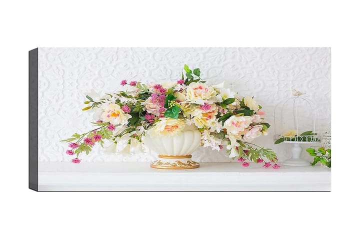 Canvastaulu YTY Floral & Botanical Monivärinen - 120x50 cm - Sisustustuotteet - Seinäkoristeet