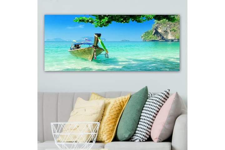 Canvastaulu YTY Nautical & Beach Monivärinen - 120x50 cm - Sisustustuotteet - Taulut & taide - Canvas-taulut