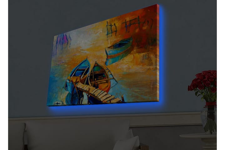 Seinäkoriste LED-valaistu Canvas Maalaus - Sisustustuotteet - Taulu & taide - Canvas-taulu