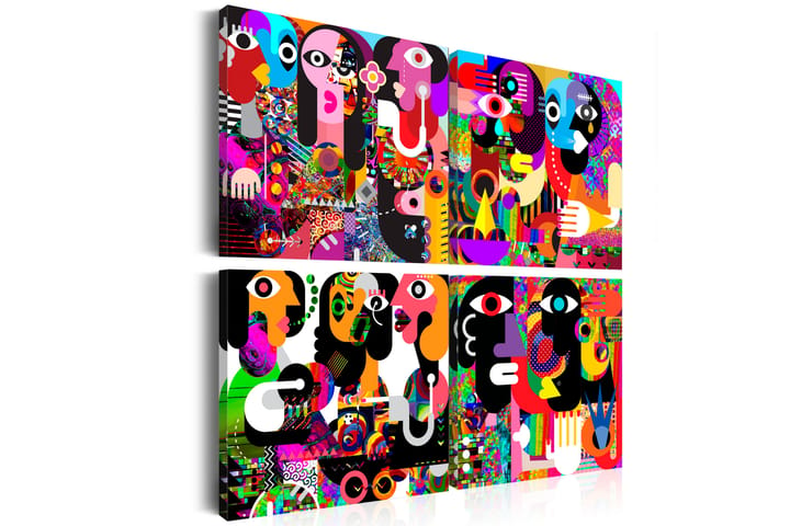 Taulu Abstract Conversations 60x60 - Artgeist sp. z o. o. - Sisustustuotteet - Taulut & taide - Canvas-taulut
