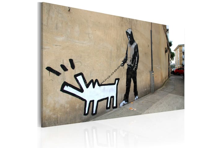 Taulu Barking Dog Banksy 60x40 - Artgeist sp. z o. o. - Sisustustuotteet - Taulut & taide - Canvas-taulut