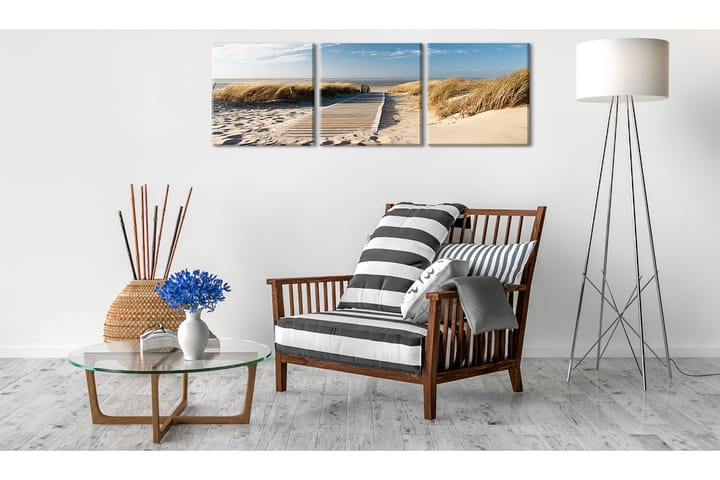 Taulu Beach Triptych 120x40 - Artgeist sp. z o. o. - Sisustustuotteet - Taulut & taide - Canvas-taulut