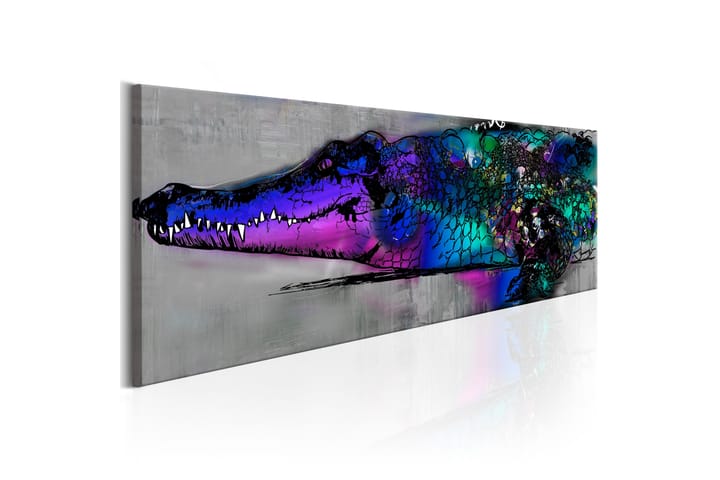 Taulu Blue Alligator 150x50 - Sisustustuotteet - Taulut & taide - Canvas-taulut