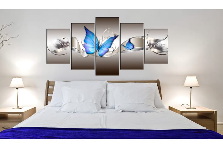 Taulu Blue Butterflies 200x100 - Artgeist sp. z o. o. - Sisustustuotteet - Taulut & taide - Canvas-taulut