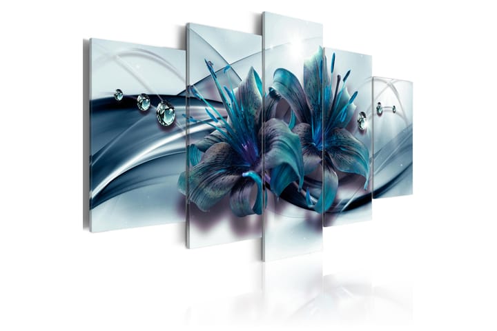 Taulu Blue Lily 100x50 - Artgeist sp. z o. o. - Sisustustuotteet - Taulu & taide - Canvas-taulu